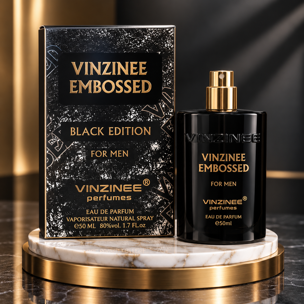 Vinzinee -Embossed Black Classic Edition 50 ml
